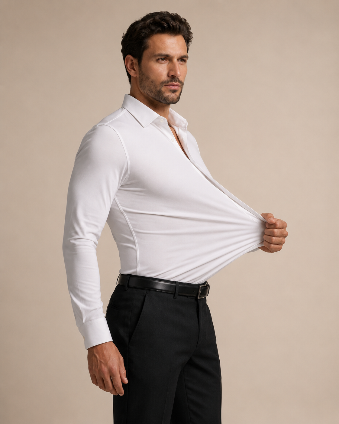 CAMISA TECH- SIN ARRUGAS SIN PLANCHA