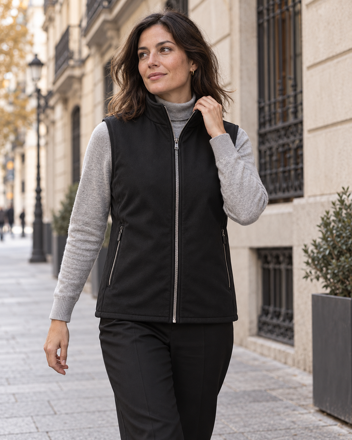 Chaleco calefactor tech lana polar