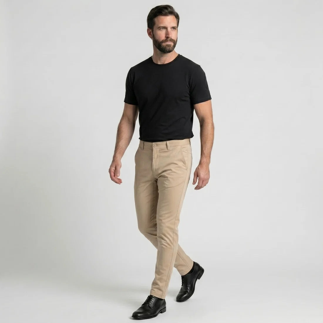 Pantalón tech| Antiarrugas, elástico y repelente al agua